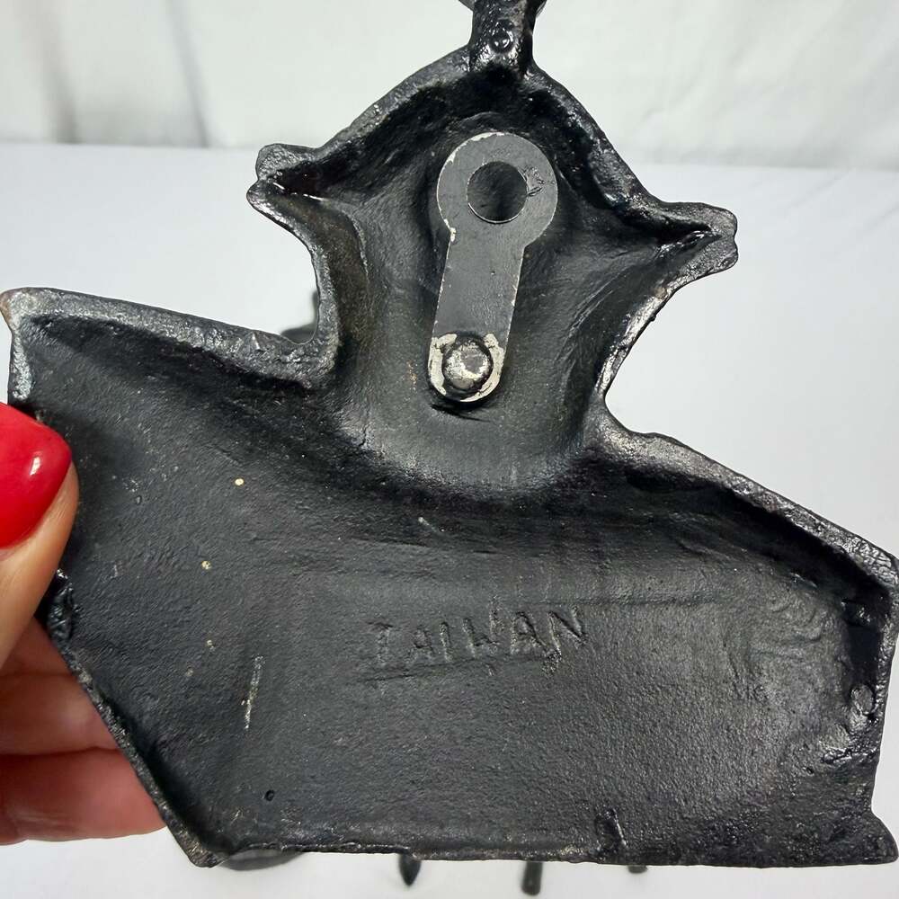 Vintage Sexton Black Cast Metal Kitchen Wall Plaques Set of 5 - Picture 7 of 16